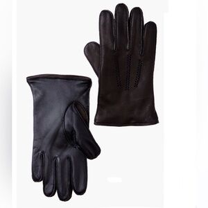 UGG Men's Wrangell Faux Fur Lined Leather Smart Gloves